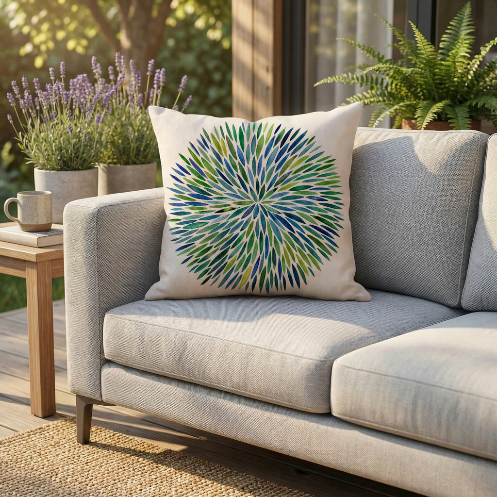 Geometric Pattern Cushion Modern Decorative Throw Pillow