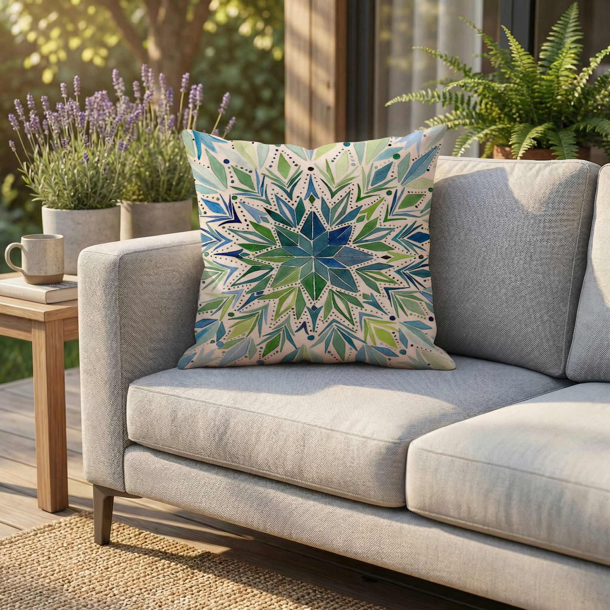 Geometric Pattern Cushion Modern Decorative Throw Pillow