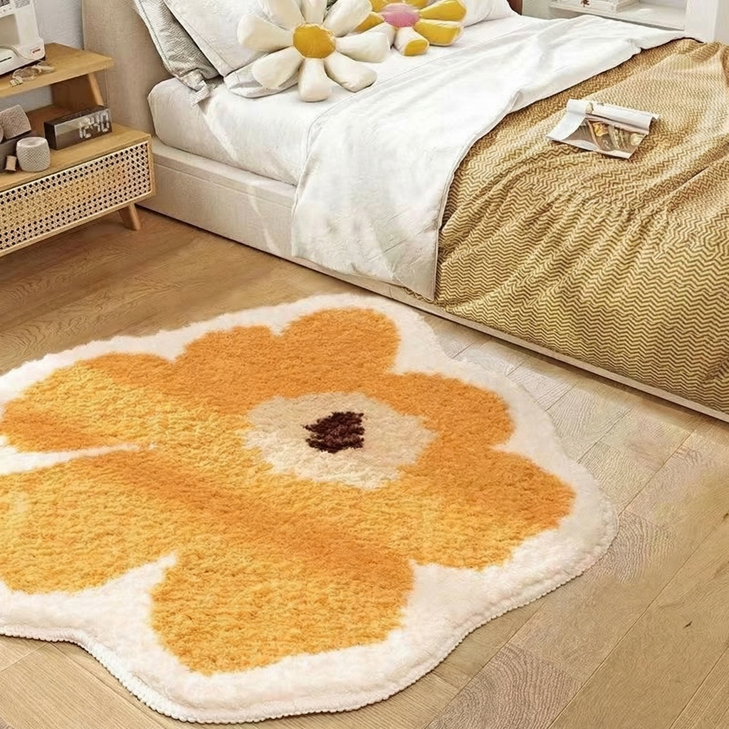 Sunflower Shape Rug