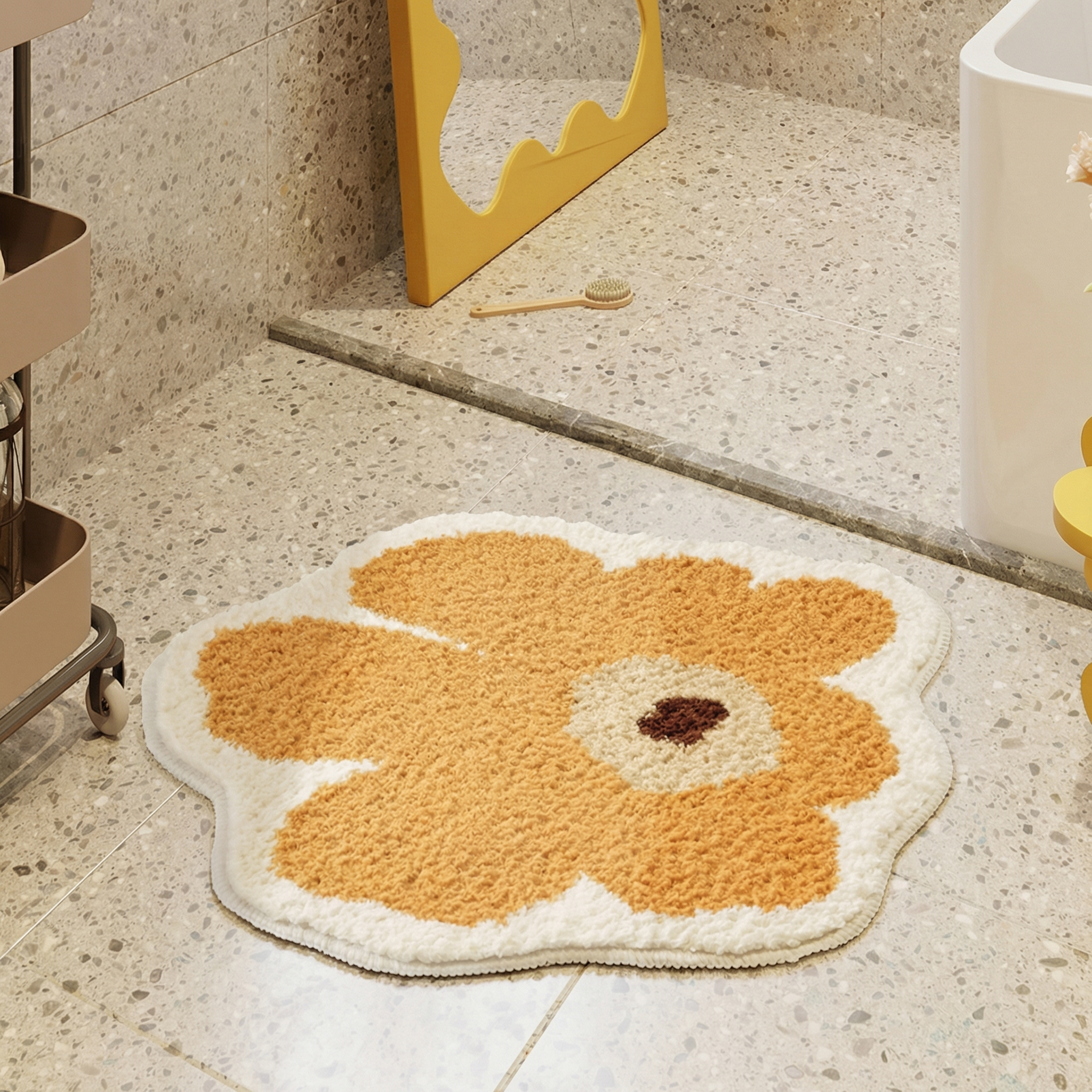 Sunflower Shape Rug