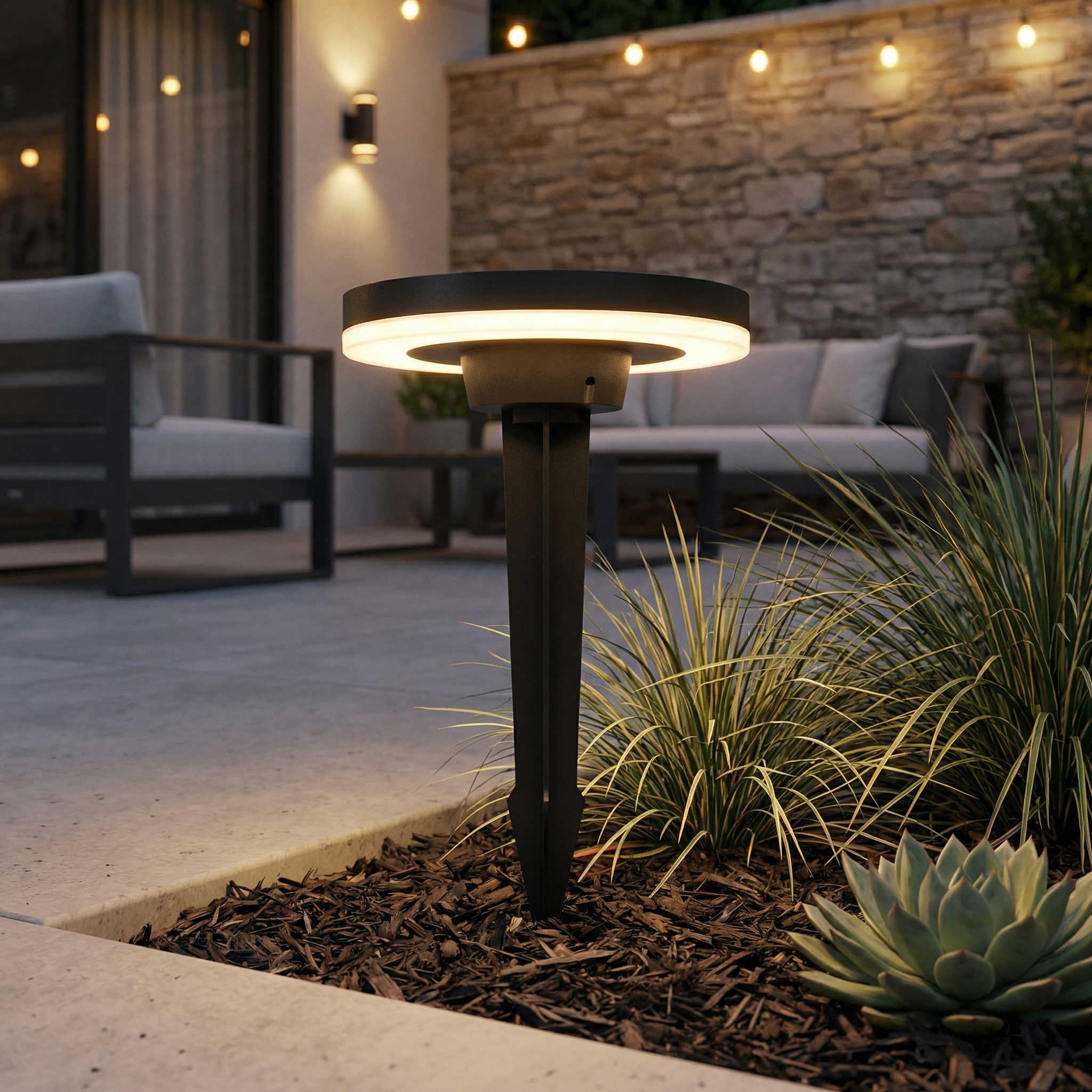 Solar Mushroom Garden Lights