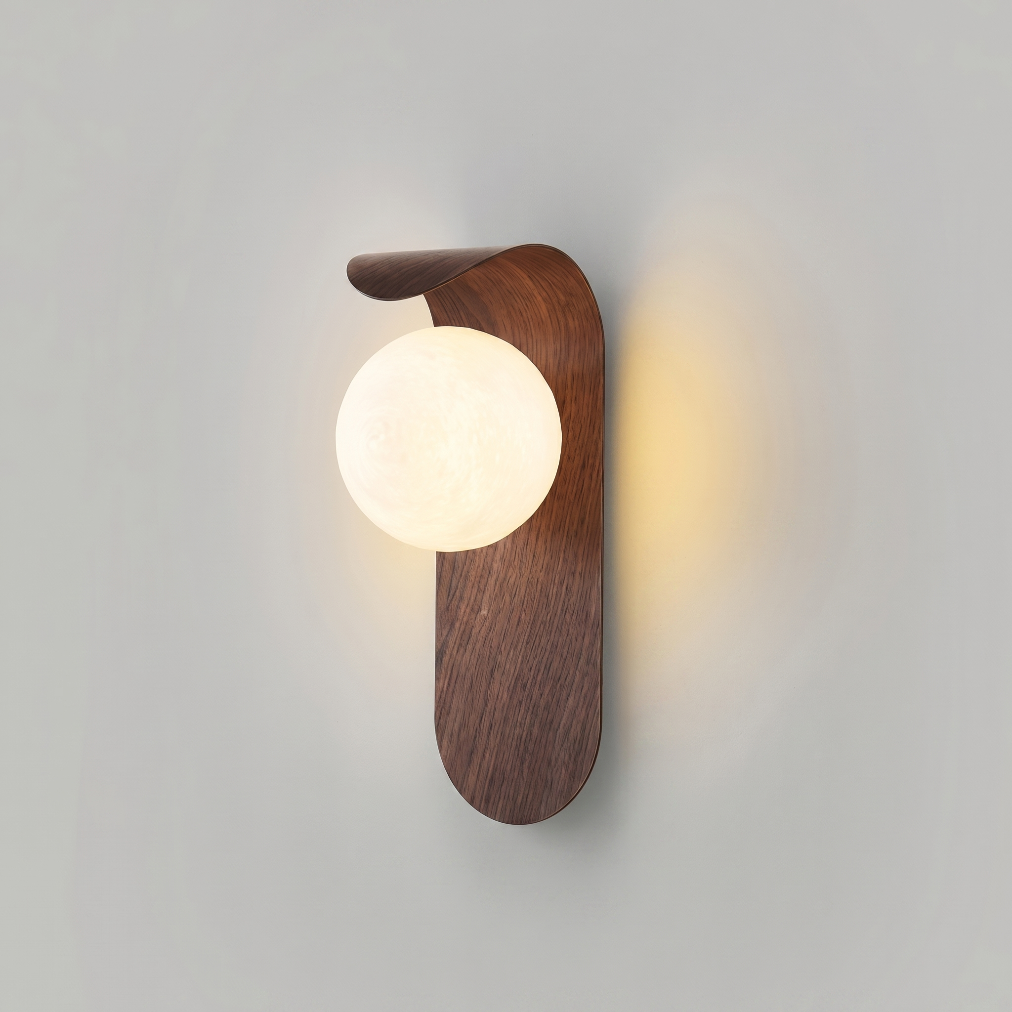 Japanese Style Wood Grain Wall Light Modern LED Wall Lamp for Corridor