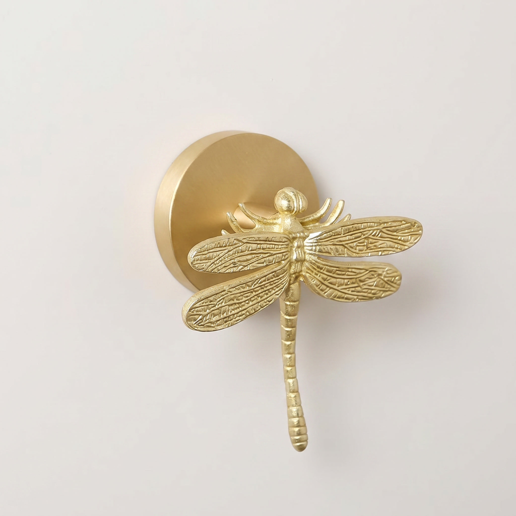 Brass Wall Hook Punch-Free European Style