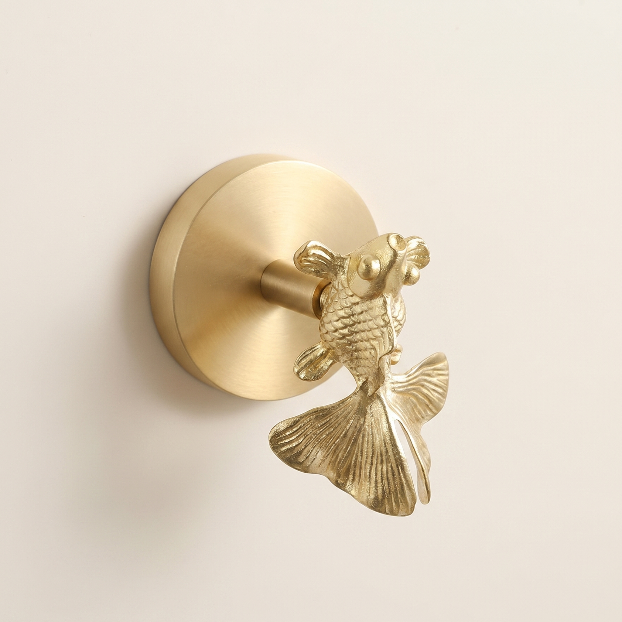 Brass Wall Hook Punch-Free European Style