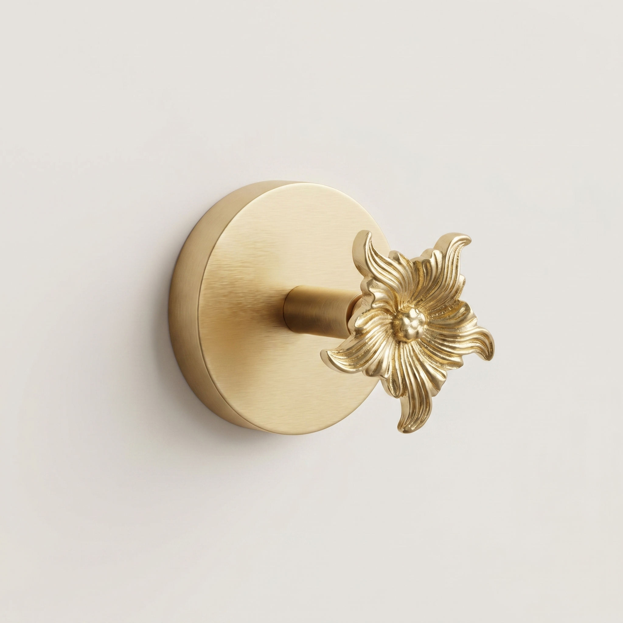 Brass Wall Hook Punch-Free European Style
