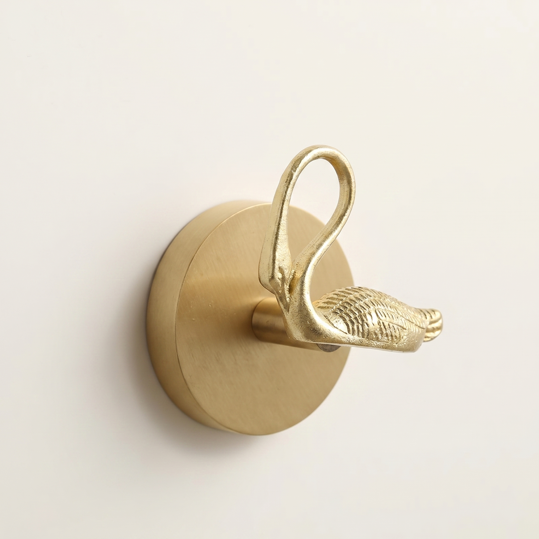 Brass Wall Hook Punch-Free European Style