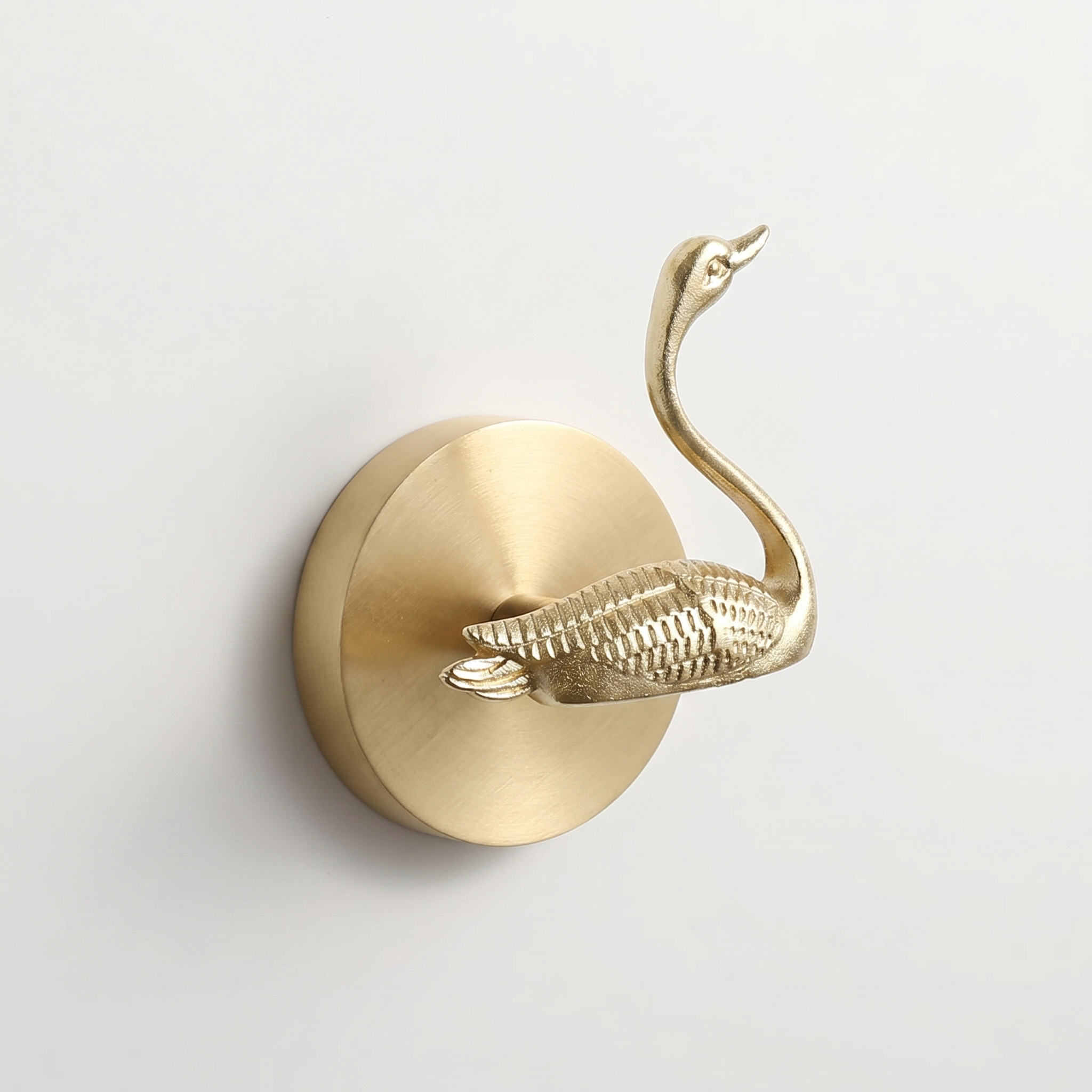 Brass Wall Hook Punch-Free European Style
