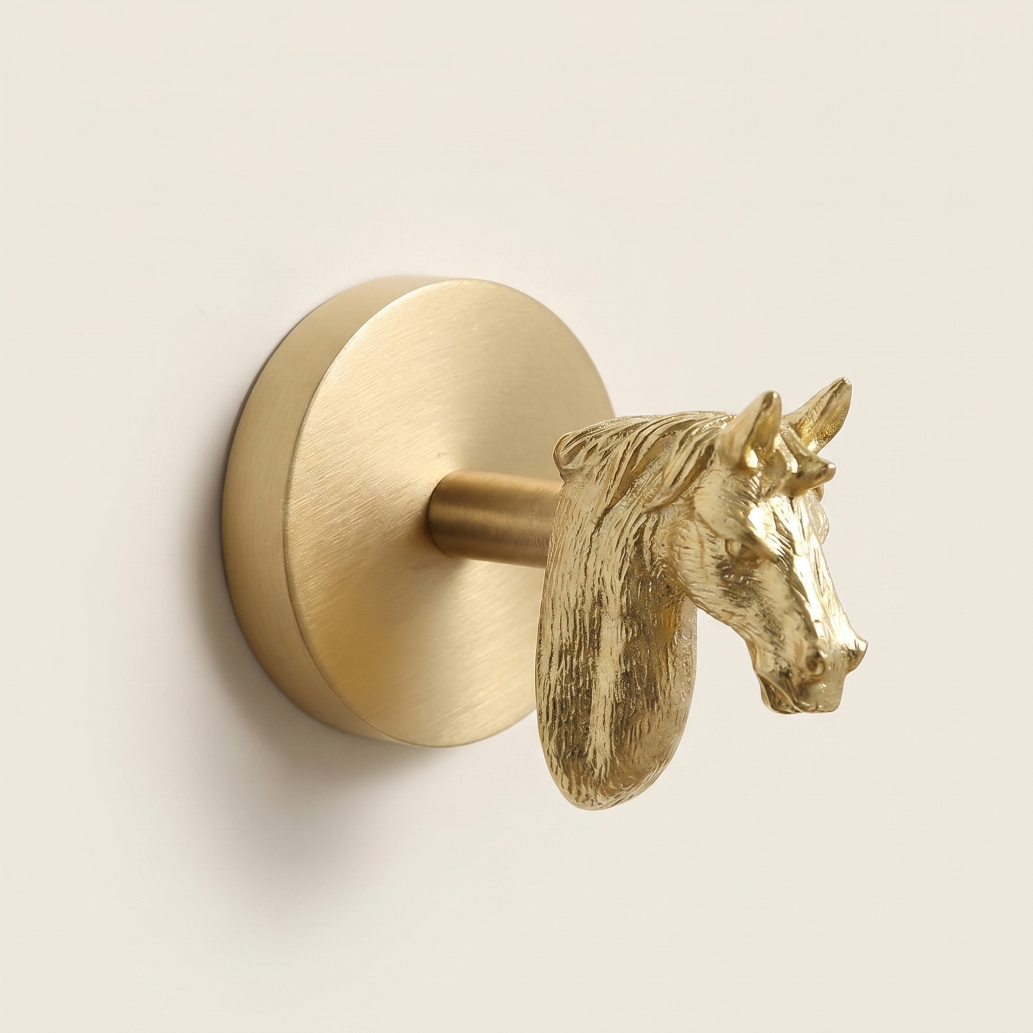 Brass Wall Hook Punch-Free European Style
