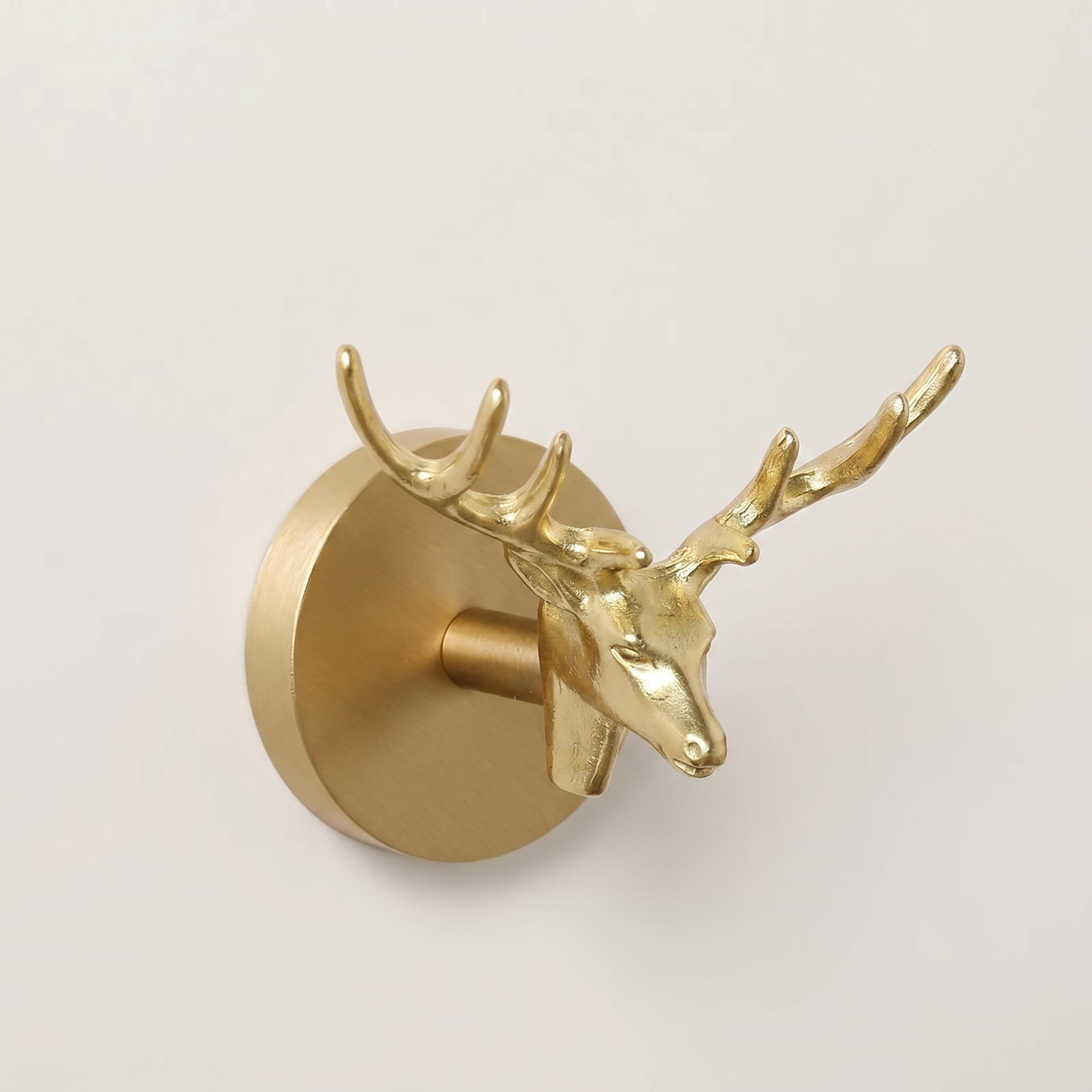 Brass Wall Hook Punch-Free European Style