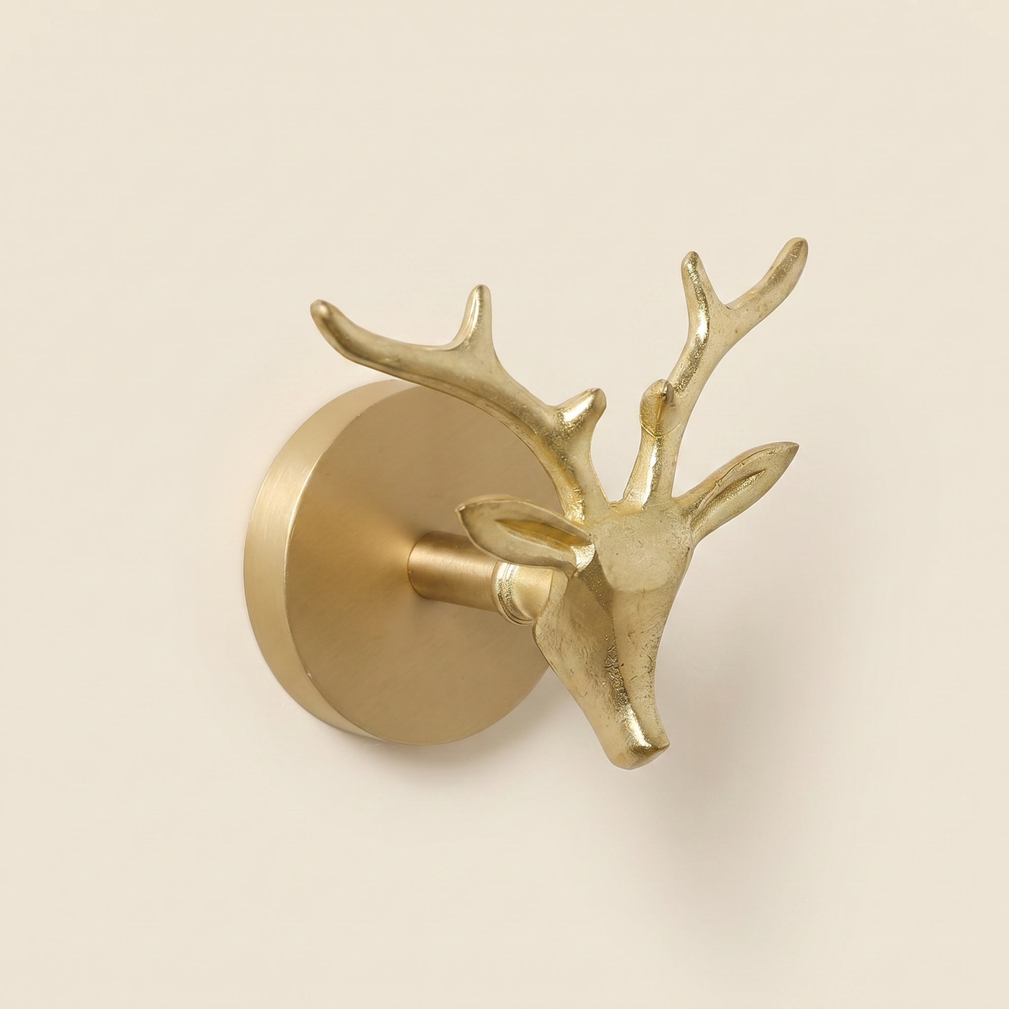 Brass Wall Hook Punch-Free European Style