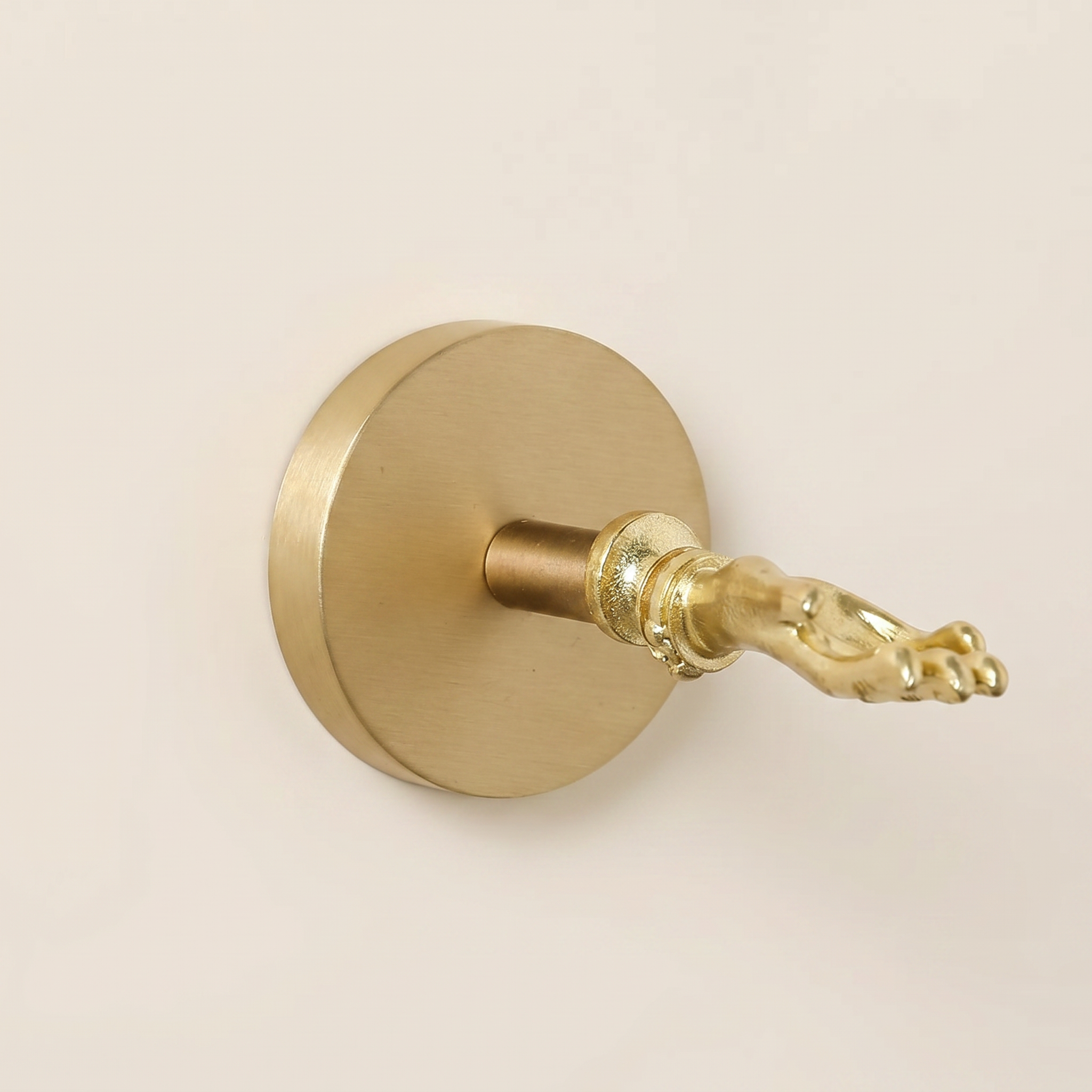 Brass Wall Hook Punch-Free European Style