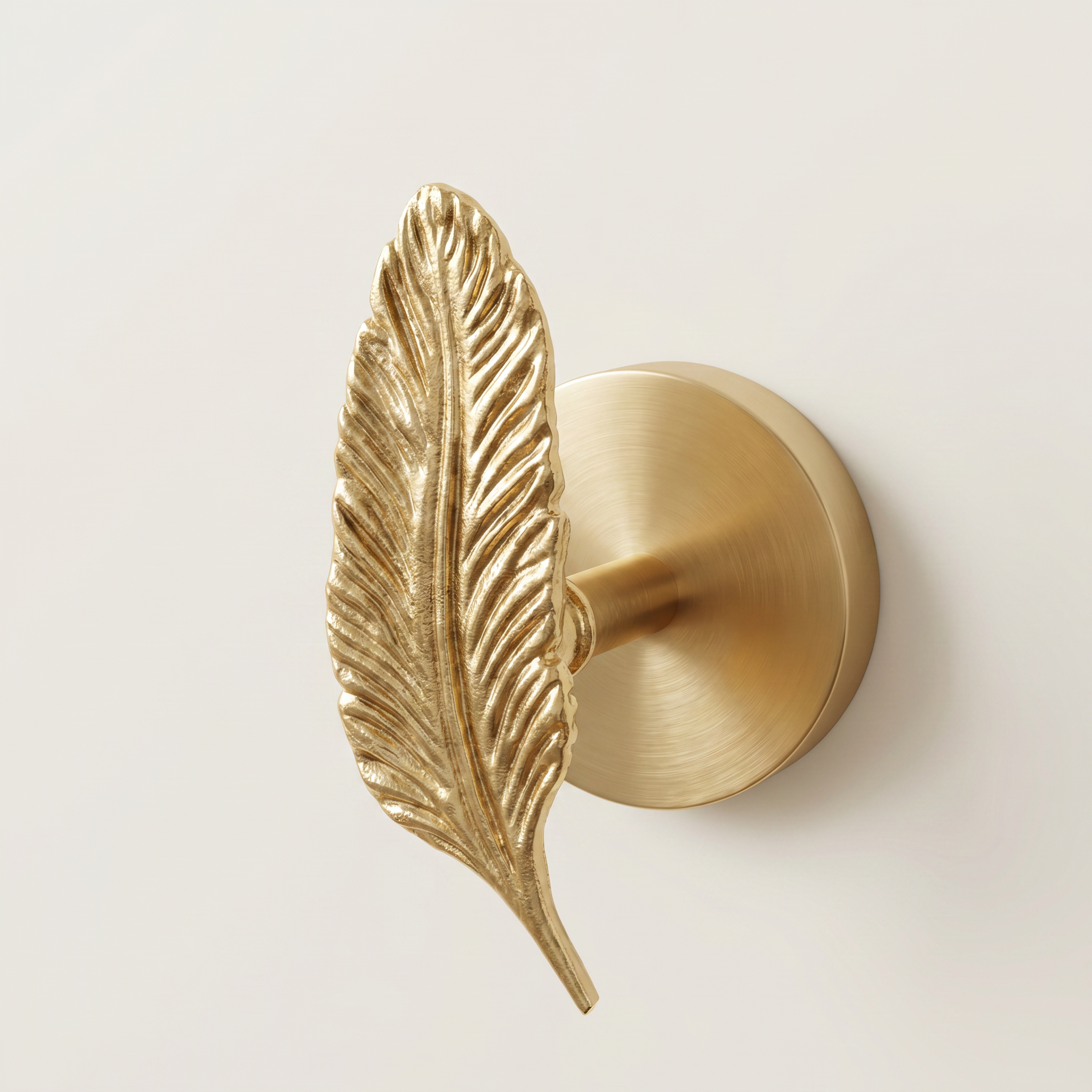 Brass Wall Hook Punch-Free European Style
