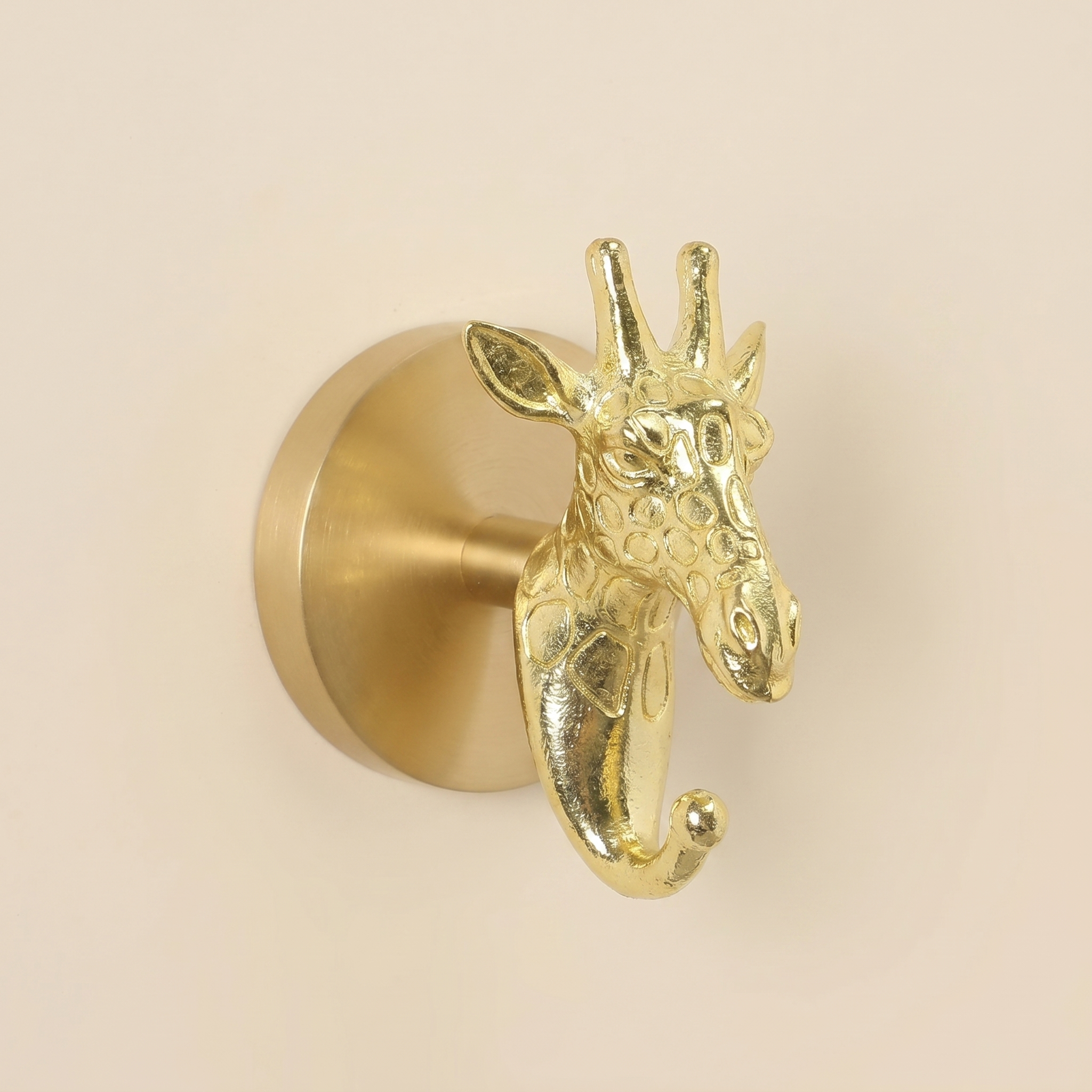 Brass Wall Hook Punch-Free European Style