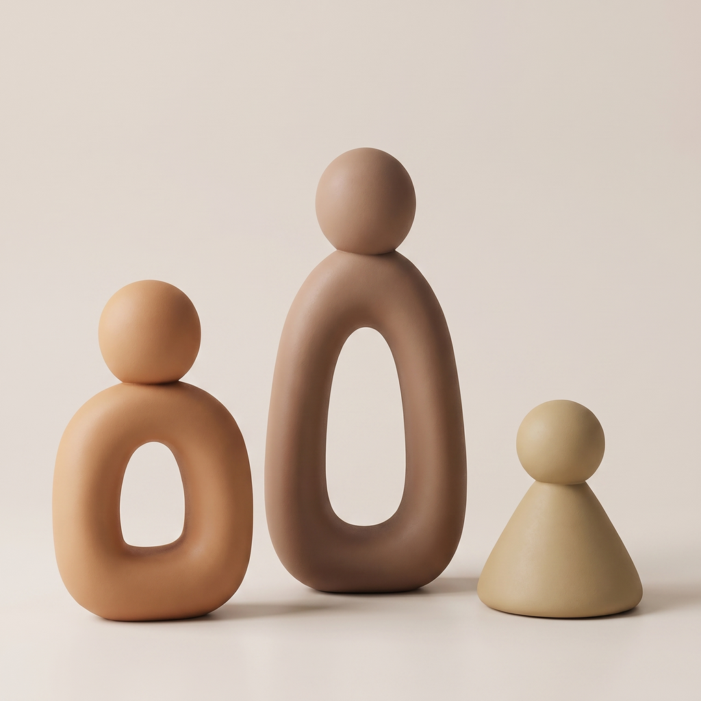Minimalist Family Figurine Set