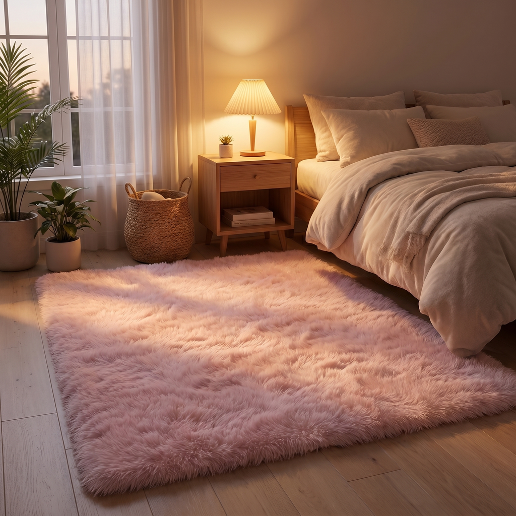 Soft Fluffy Shag Area Rug