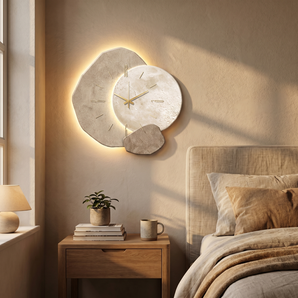 Modern LED Wall Clock with Backlight