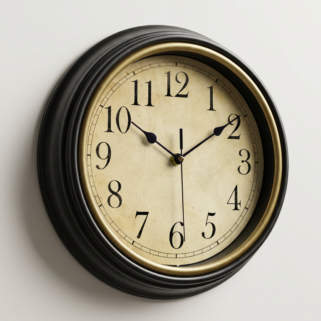 Vintage Nordic Wall Clock