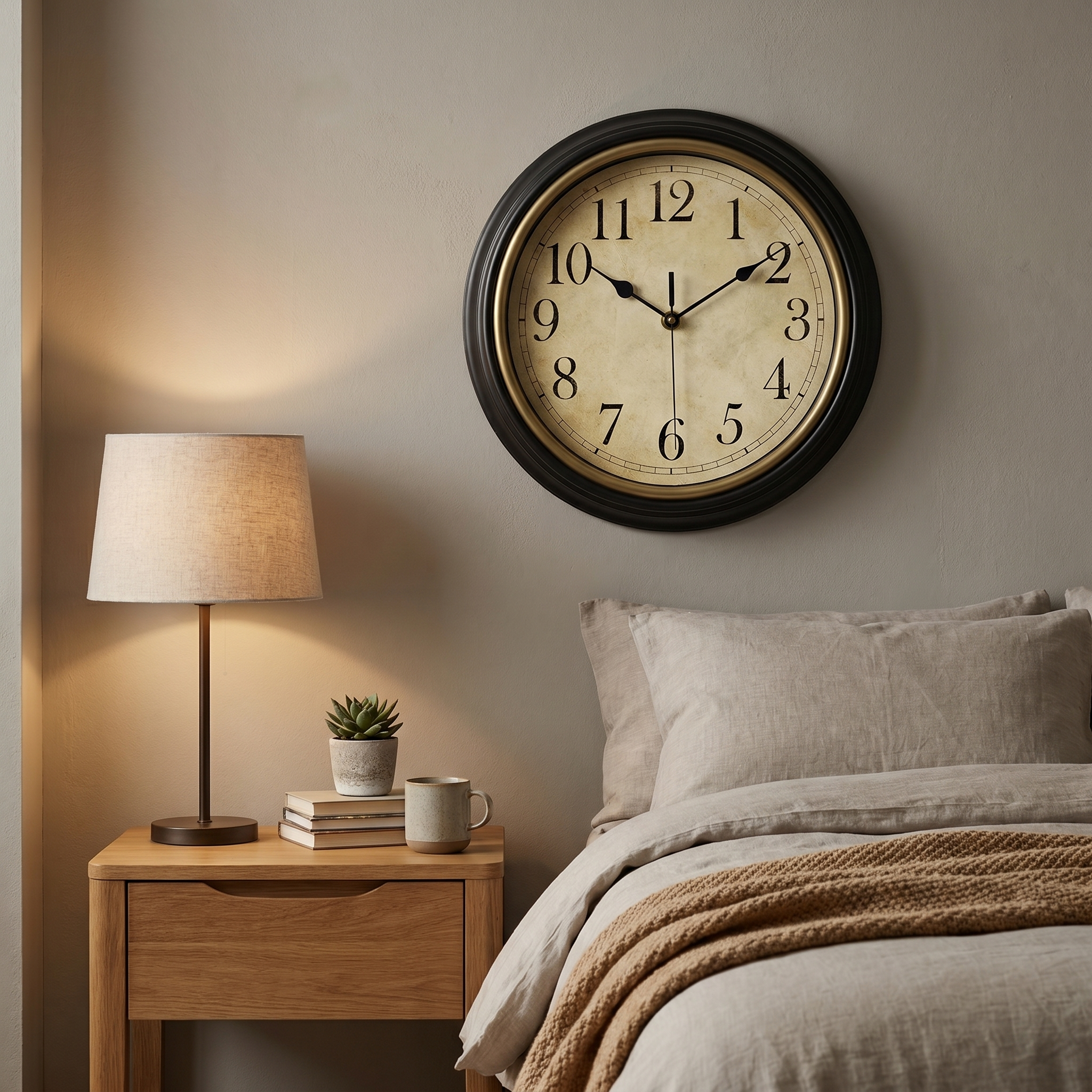 Vintage Nordic Wall Clock
