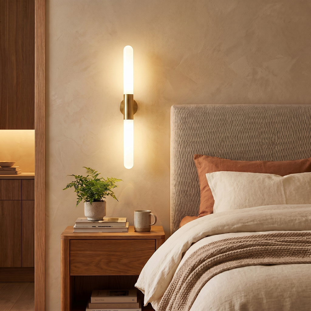 Modern Brass Wall Sconce Light