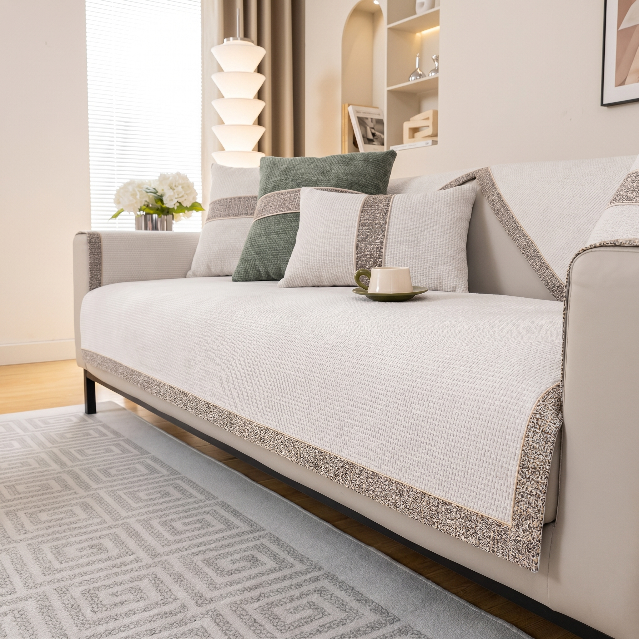 Chenille Sofa Cover Cushion