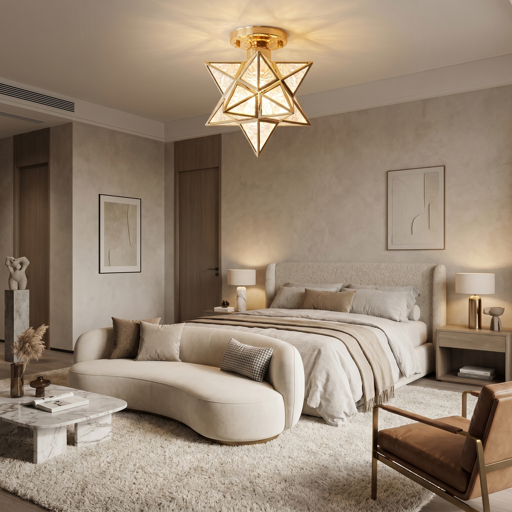 Modern Star Ceiling Light