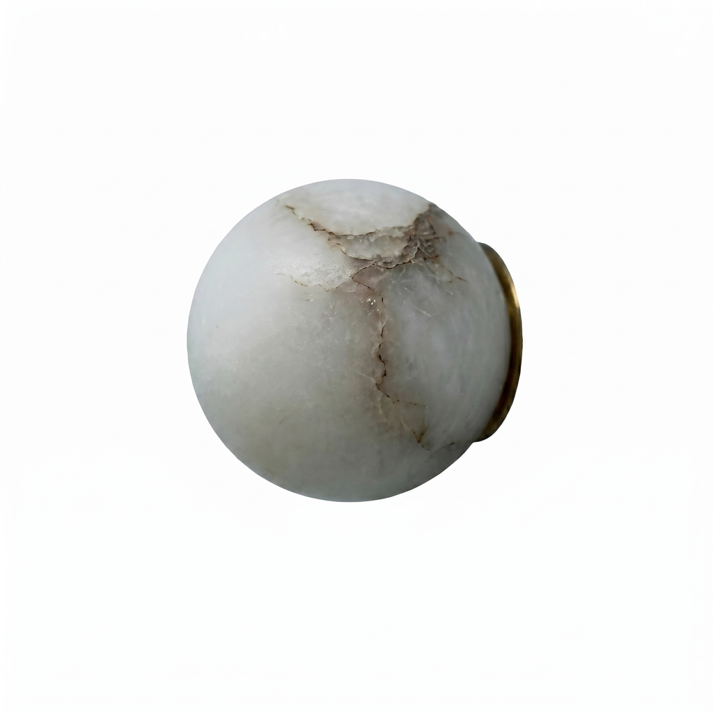 Japandi Marble Orb Wall Sconce