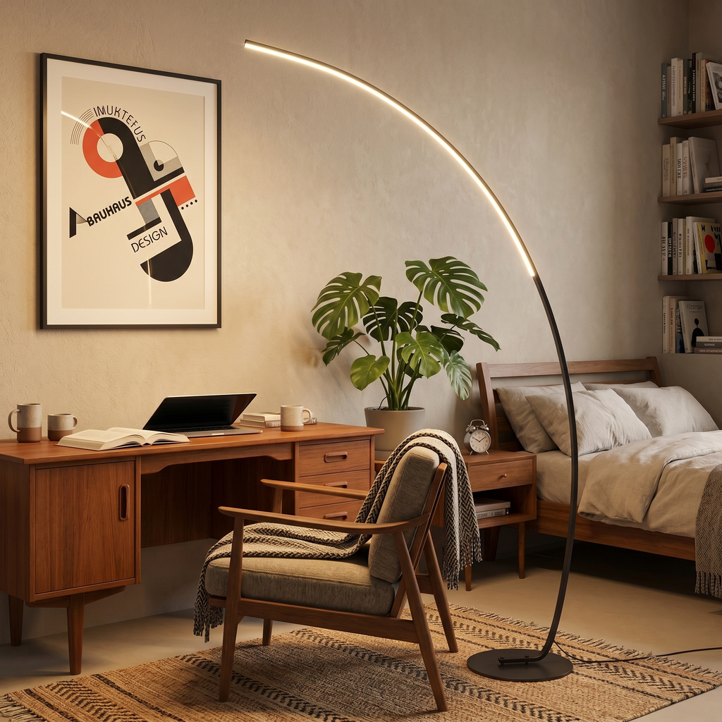 Modern LED Arc Floor Lamp