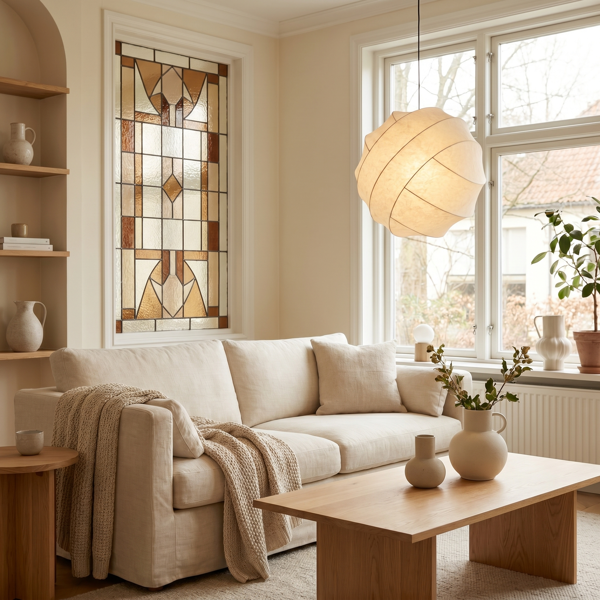 Modern Japanese Style Pendant Lamp