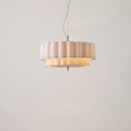 French Vintage Fabric Chandelier