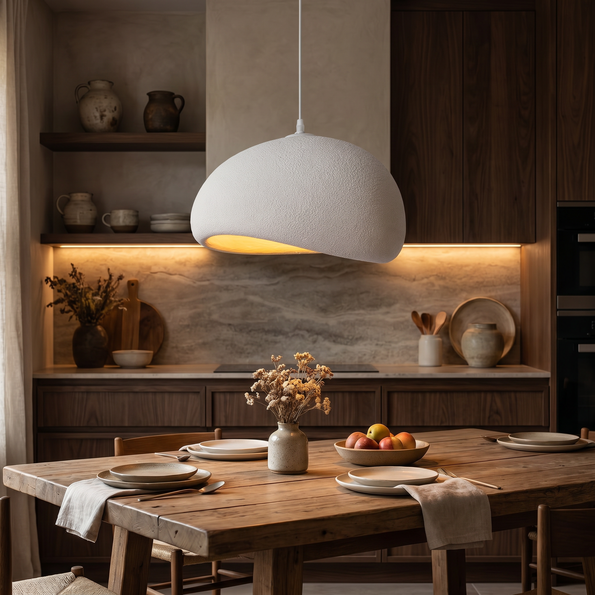 Wabi-Sabi Cloud Pendant Light