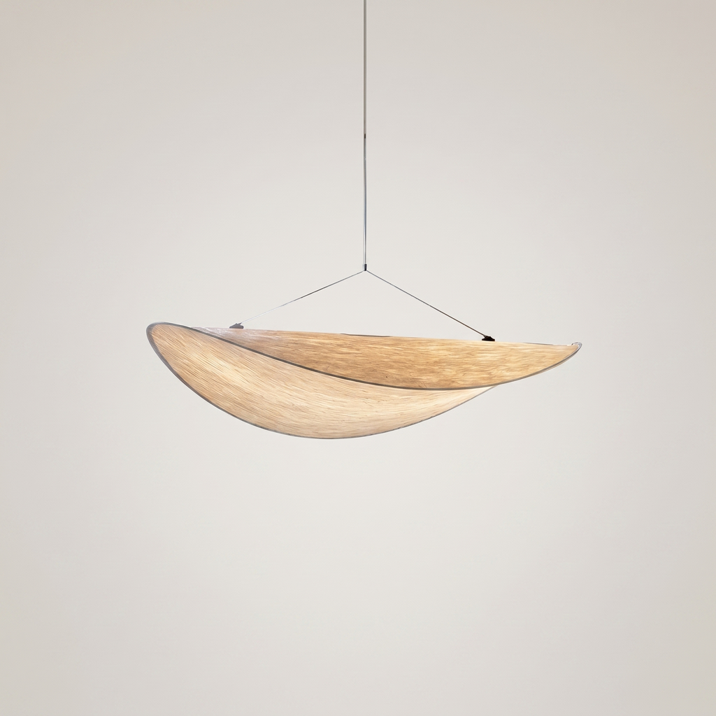 Japanese Wabi-Sabi Silk Pendant Light