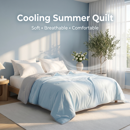 Breathable Summer Comforter - cooling blanket