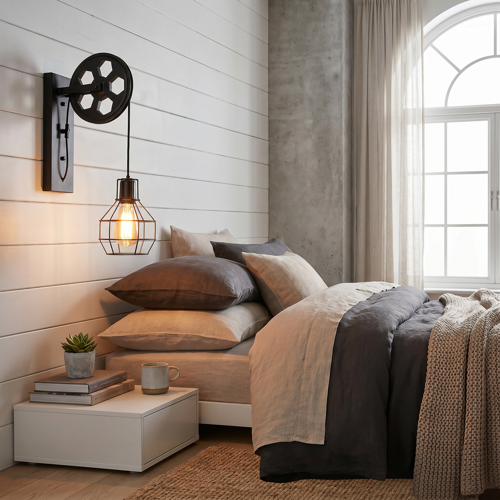 Retro Industrial Wall Light