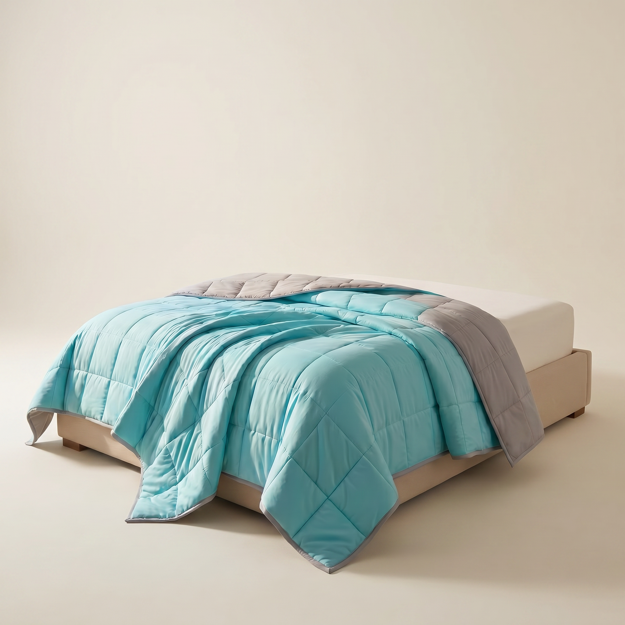 Reversible Ice Silk Comforter - cooling blanket