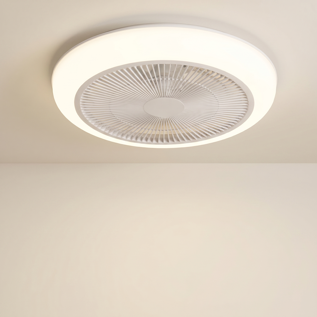 Nordic Flush Mount Ceiling Fan Light