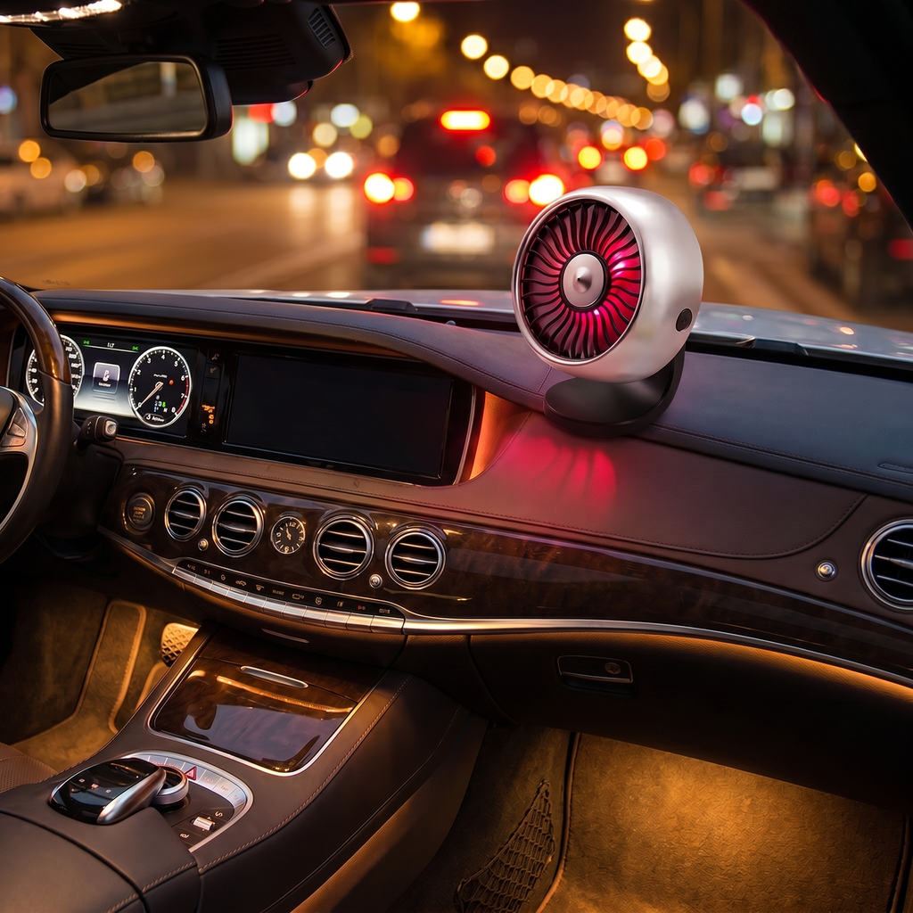 USB Car Dashboard Fan