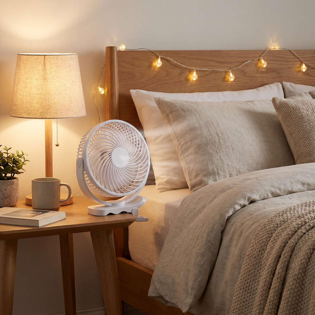 USB Clip-On Desk Fan