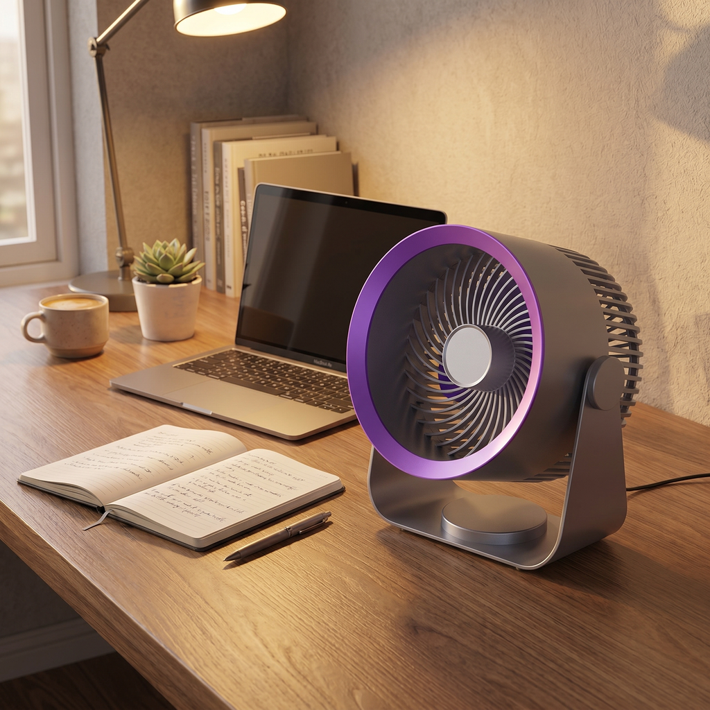 USB Rechargeable Air Circulator Fan