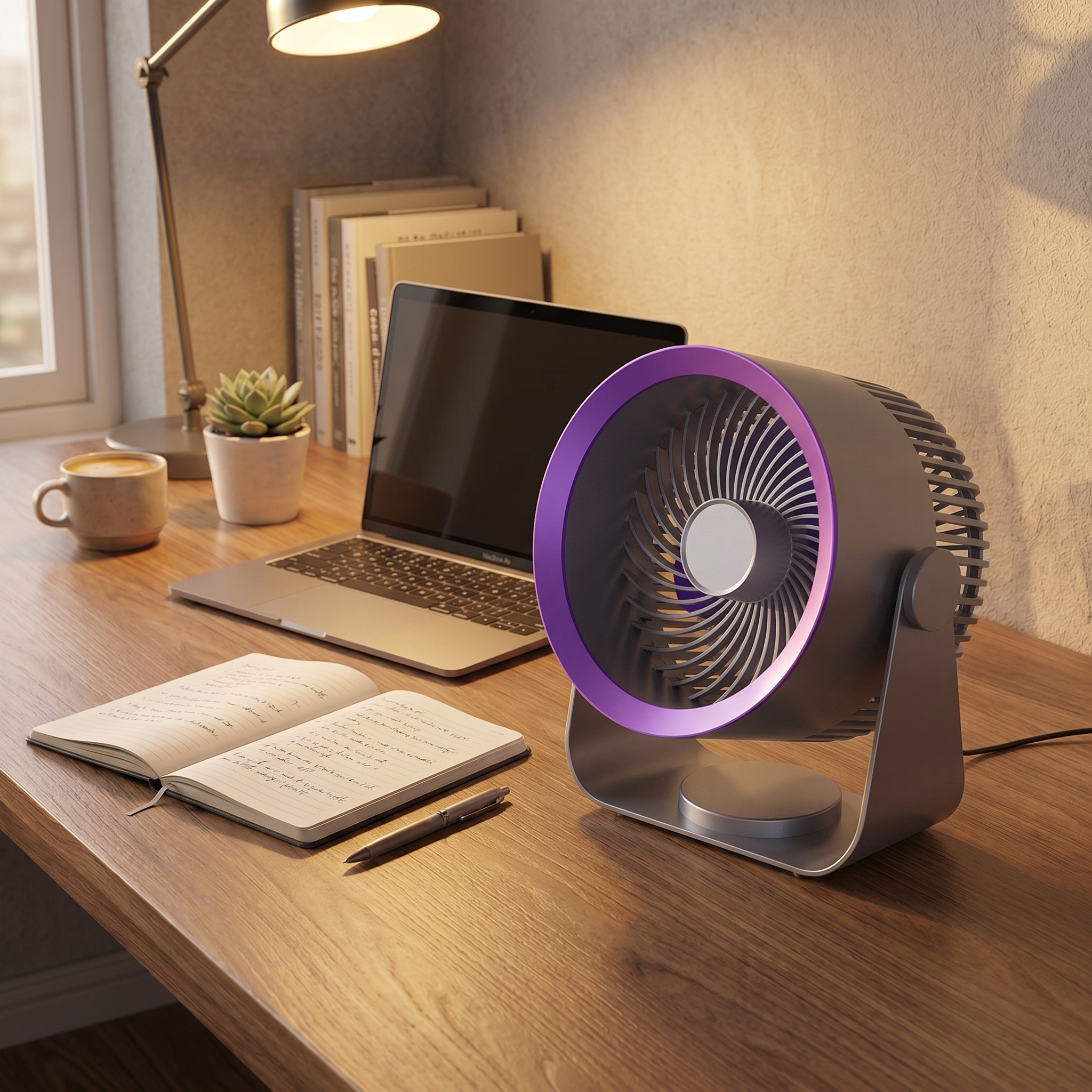 USB Rechargeable Air Circulator Fan