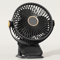 USB Rechargeable Clip-On Fan with Night Light
