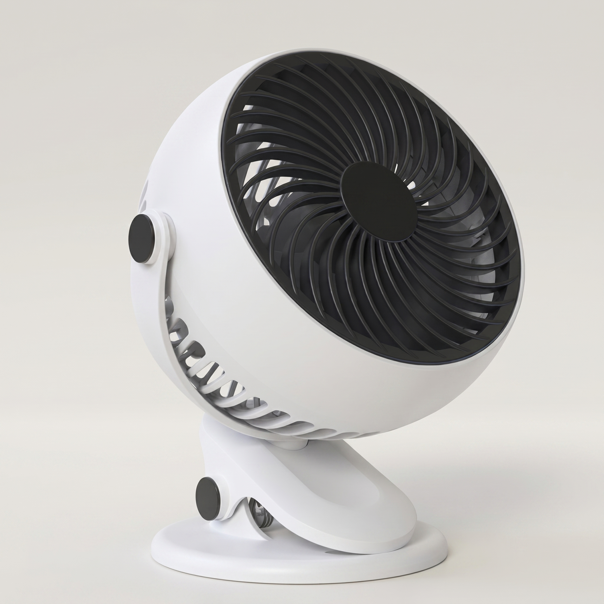 USB Rechargeable Clip-On Desk Fan