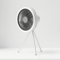 Rechargeable Tripod Camping Fan with LED Light