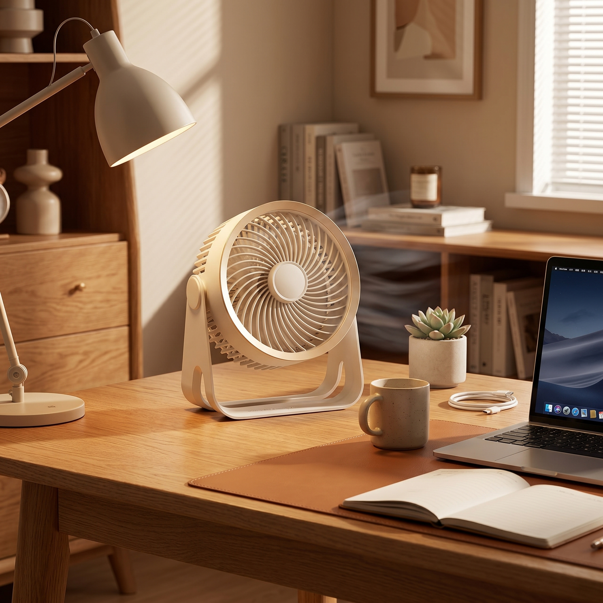 USB Rechargeable Air Circulator Fan