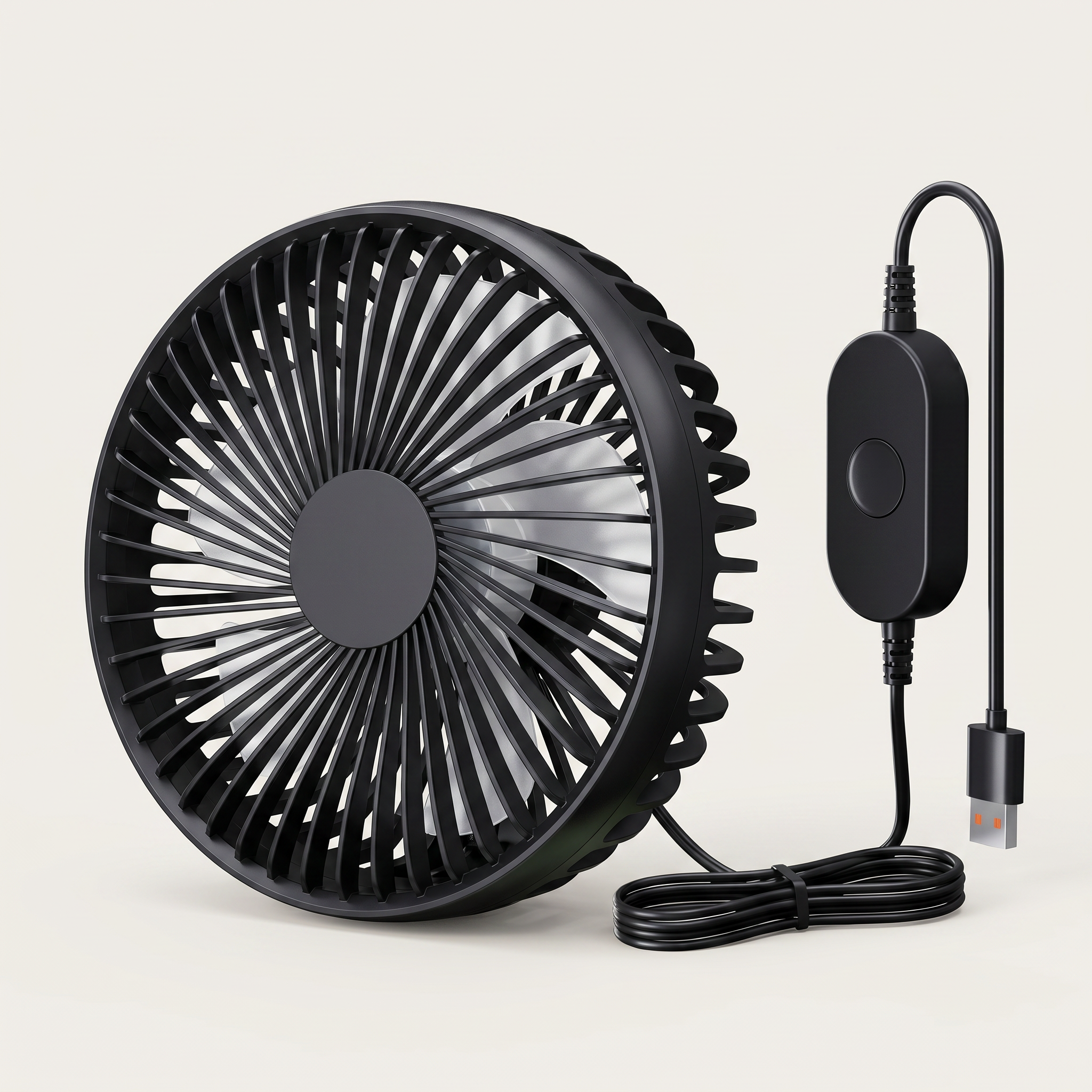 USB Suction Cup Car Cooling Fan