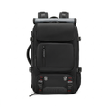 Large Capacity Travel Backpack with USB Port & Multi-Pocket Storage – Black