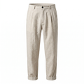 Men’s Premium Linen Blend Straight-Leg Trousers
