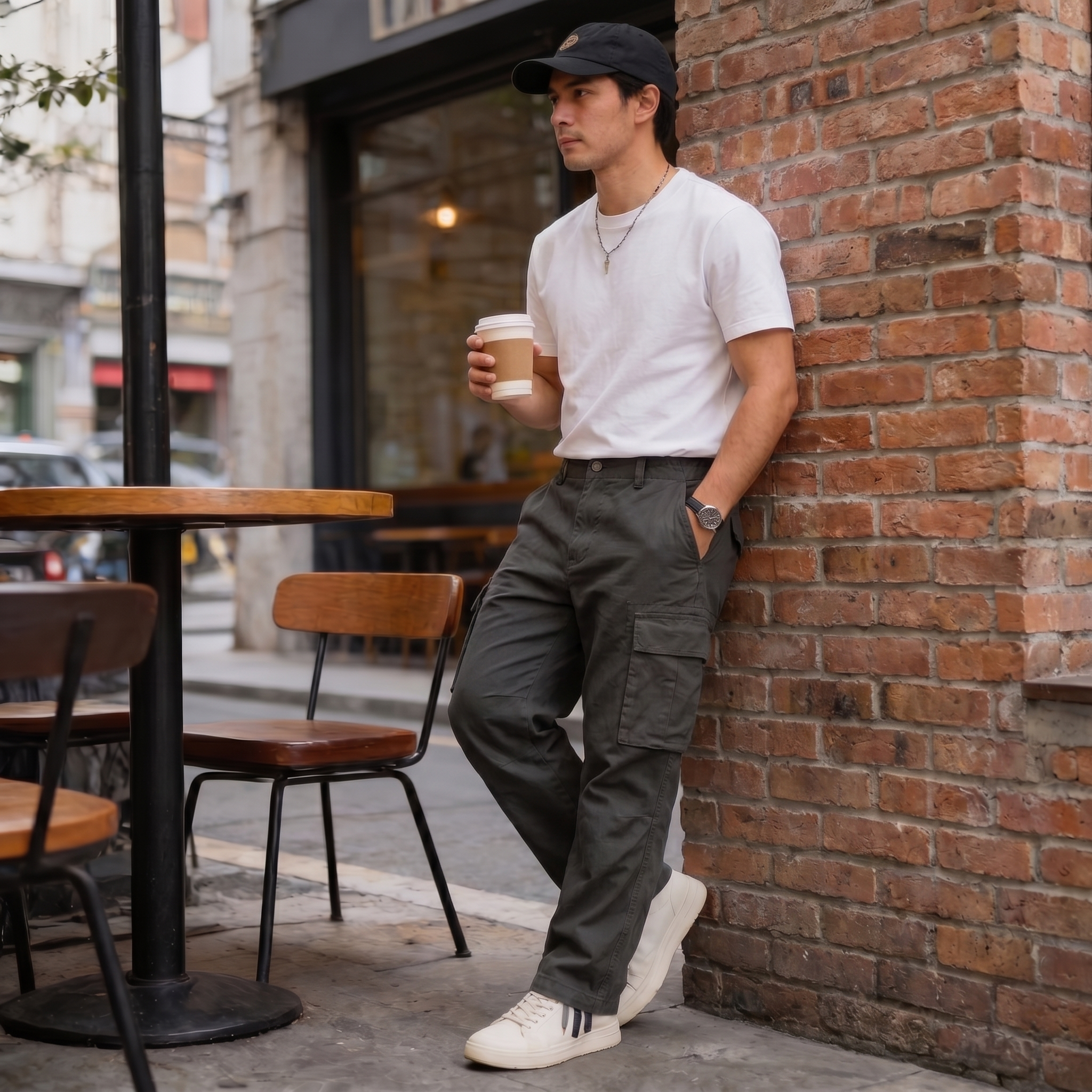 Men’s Multi-Pocket Cargo Trousers