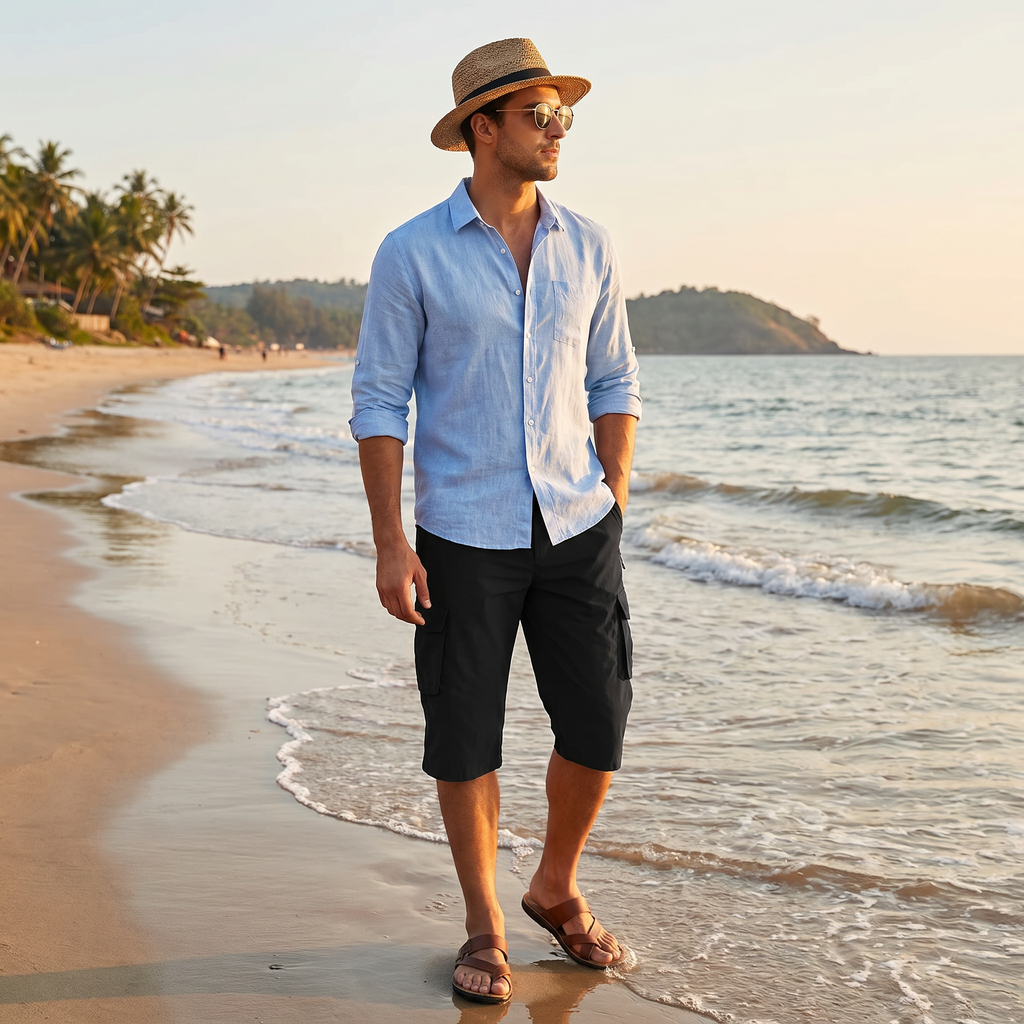 Men’s Cargo Beach Shorts