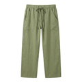 Men’s Relaxed Fit Linen Blend Beach Trousers