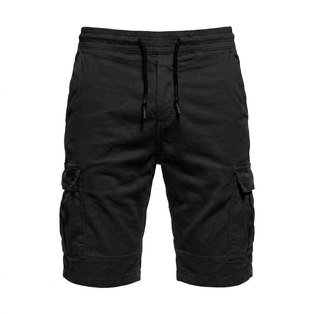 Men’s Cargo Shorts with Multi-Pocket Utility Design